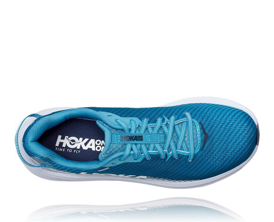 Hoka One One Tenisky Panske Modre/Biele - Rincon 2 - 76053-USMP